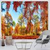 Høstskog Fallne løv Landskap Fasjonabelt hjemmedekorasjon Tapetet Stue Soverom Tapetet