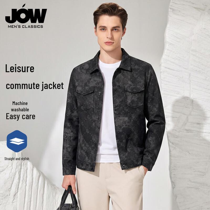 

JOW Men s Wrinkle-Resistant Casual Business Jacket L