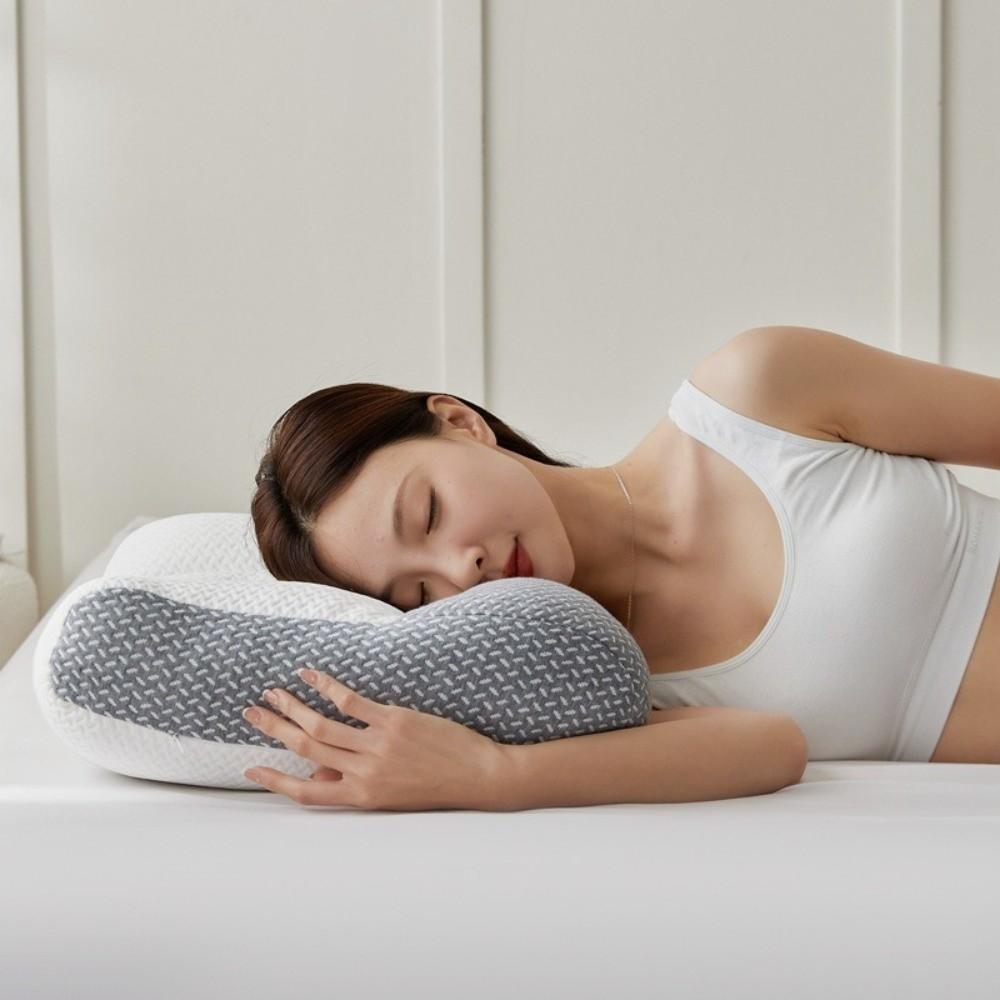 Cotton Cover Memory Foam Pillow Neck Relaxing Comfort Pillow New Neck Supportive Pillow  Night Rest