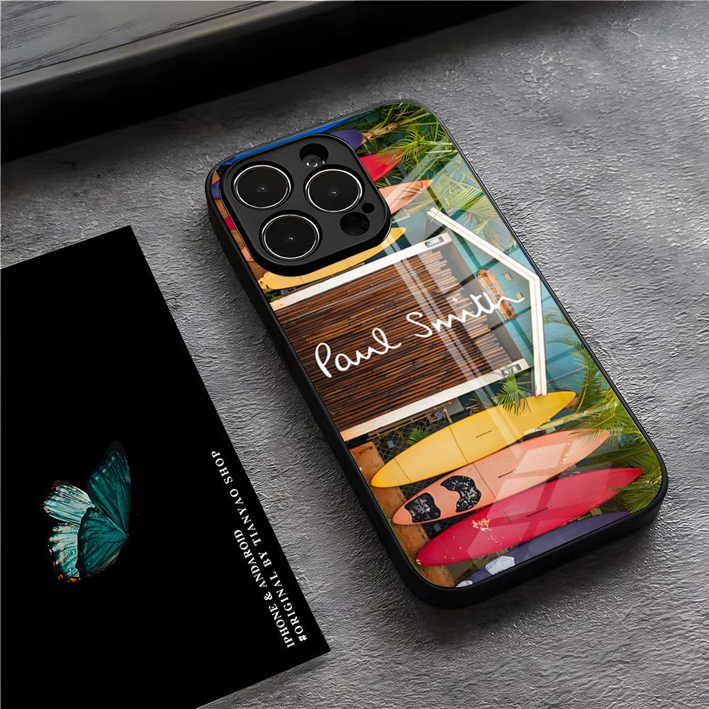 Fashion S-Smith Paul Art Phone Case For IPhone 17 Pro Max 15 Pro 16 14 Plus 12 13 Mini 11 Pro Shockproof Glass Cover