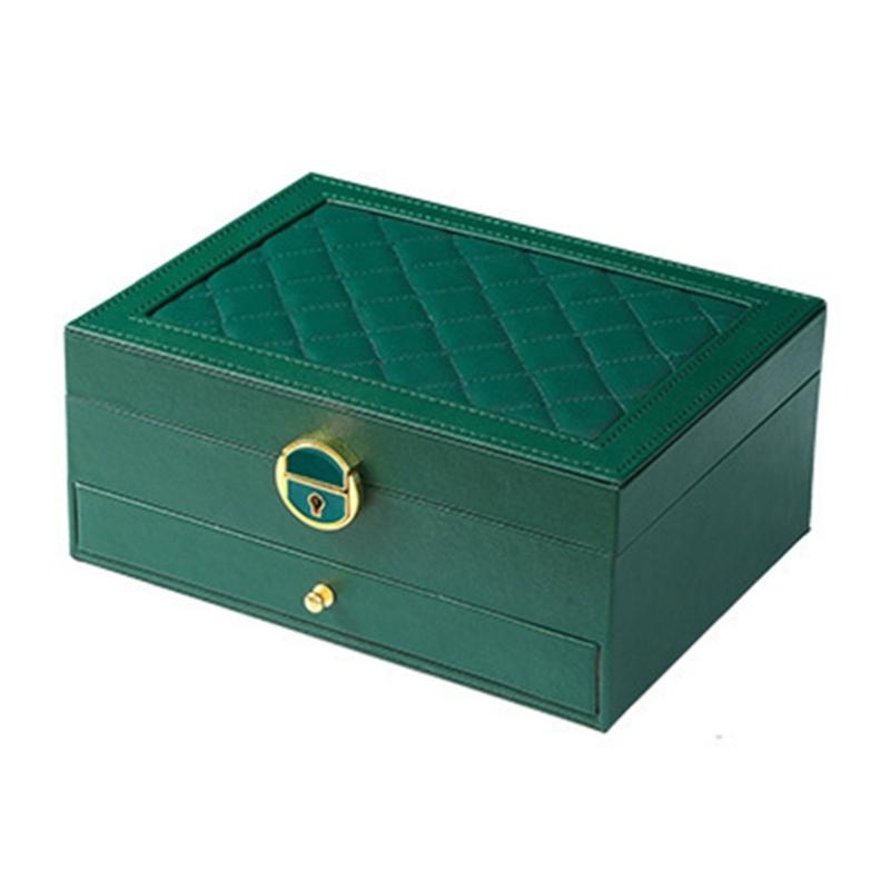 Elegant Jewelry Holder Spacious Multi Tiered Necklace and Earring Organizer with Compartments Jewellery Stoarge Box