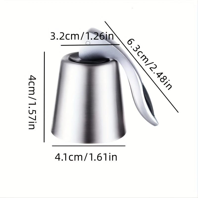 2ks, zátka na víno, zátka na fľaše z nehrdzavejúcej ocele so silikónovým tesnením, opakovane použiteľný šetrič nápojov, čerstvosť, zdokonalený tmel na fľaše