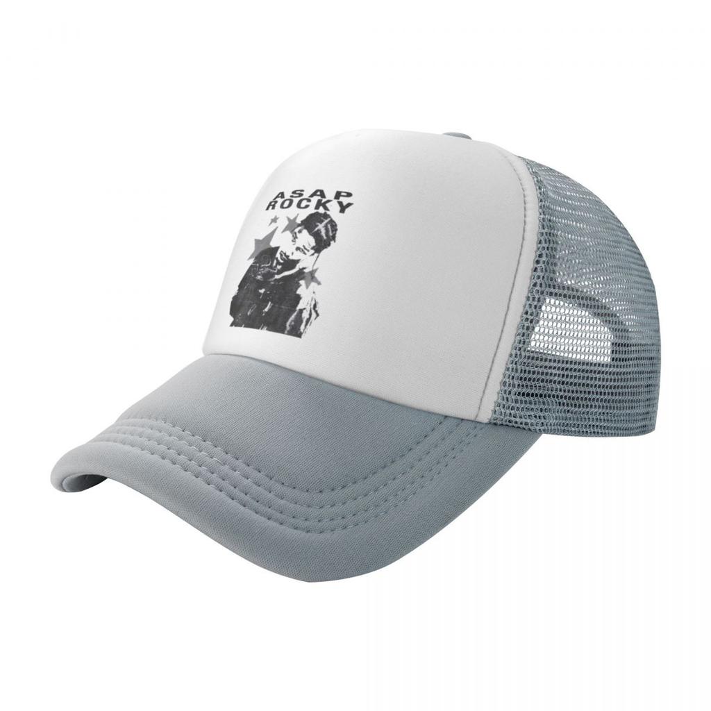 ASAP Vintage Rockey Summer Mesh Baseball Caps For Mens Camping Female Beach Sun Hat Hip Hop Trucker Cap