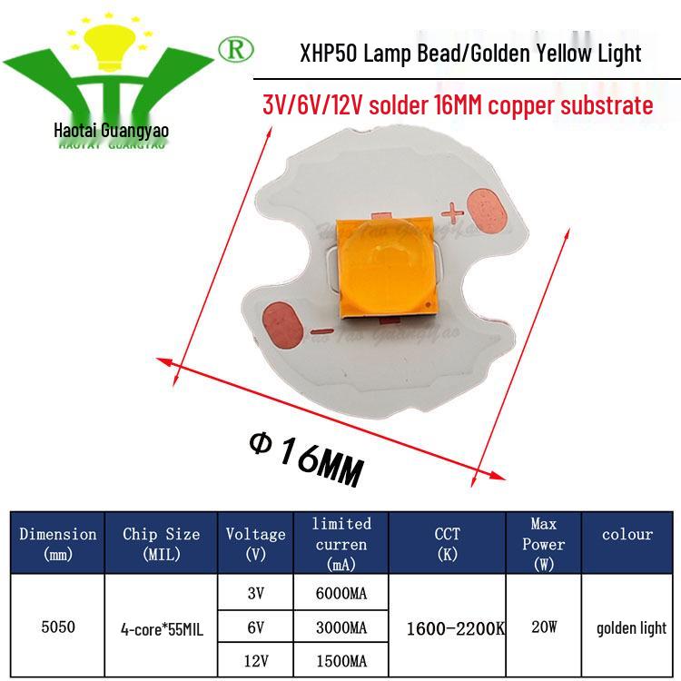 Imitation CREE XHP50 2nd Gen 5050 LED Chip 20W High Power LED Surface Mount Light Source