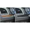 6 Pcs Carbon Fiber Central Control Dashboard Cover Trim For Chrysler 300 2011+