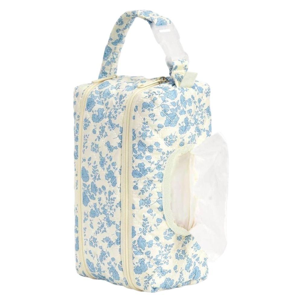 Tissue Dispensing Opening Baby Wipes Bag Polyester Tissue Storage Bag Mother and Baby Supplies