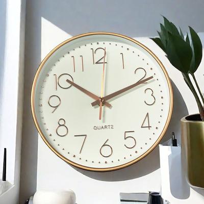 Modern Design Väggklocka Tyst Tickar Inte för Kök Sovrum Heminredning Skicka Vänner