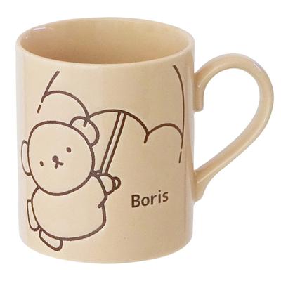 Kaneshotouki Dick Bruna Boris Made In 406138 "Miffy" Water-repellent Mug, Approx. 260ml, Forest, Beige, Japan,
