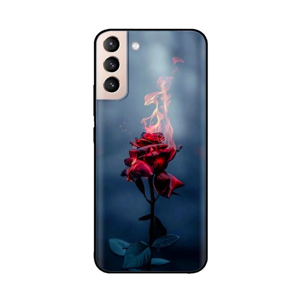 Silicone Case For Samsung Galaxy S21FE Case S21 Ultra 5G Soft TPU Phone Case S21 FE Fundas For Samsung S21 Plus s21+ S 21 Cover