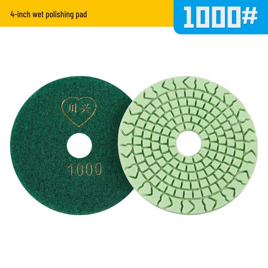 Diamond Stone Polishing Disc for Angle Grinders - Sharp, Wear-Resistant for Marble, Granite, and Quartz Wet Grinding