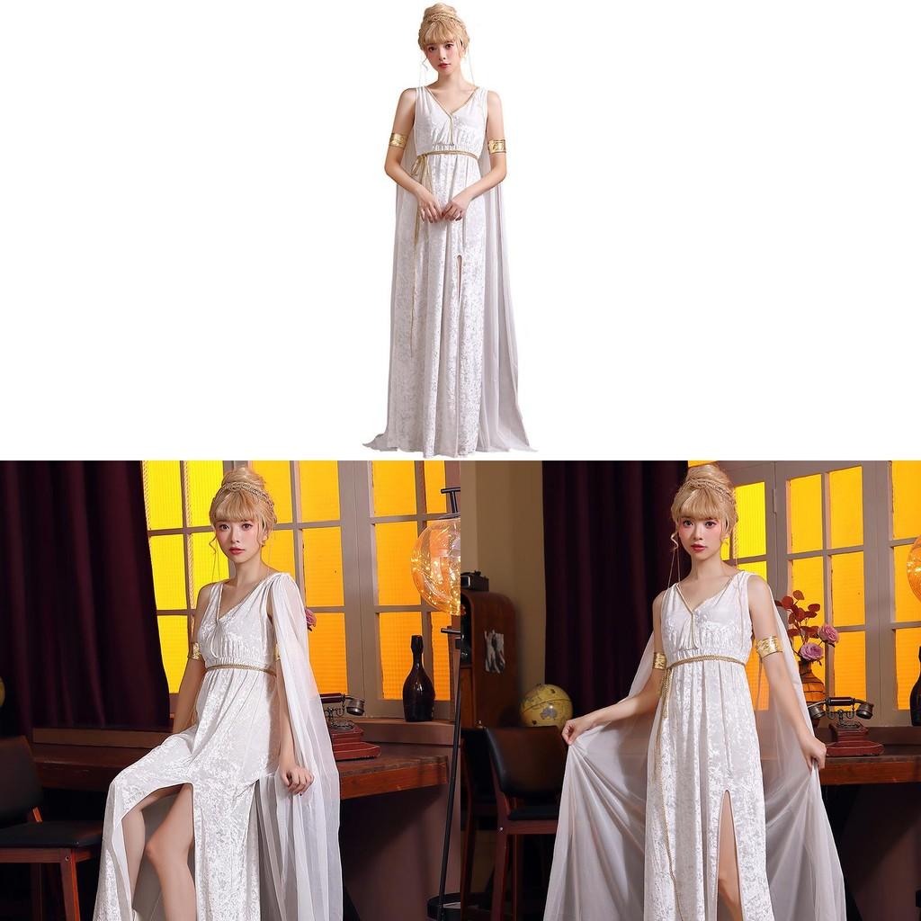 Nordic Mythology Dress For Women With Elegant Flowing Design For Cosplay And Themed Parties