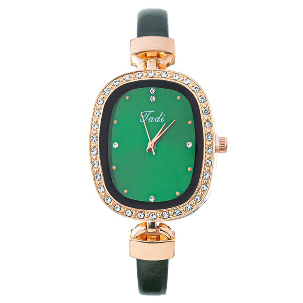 Dameshorloge van leer, modieus en stijlvol