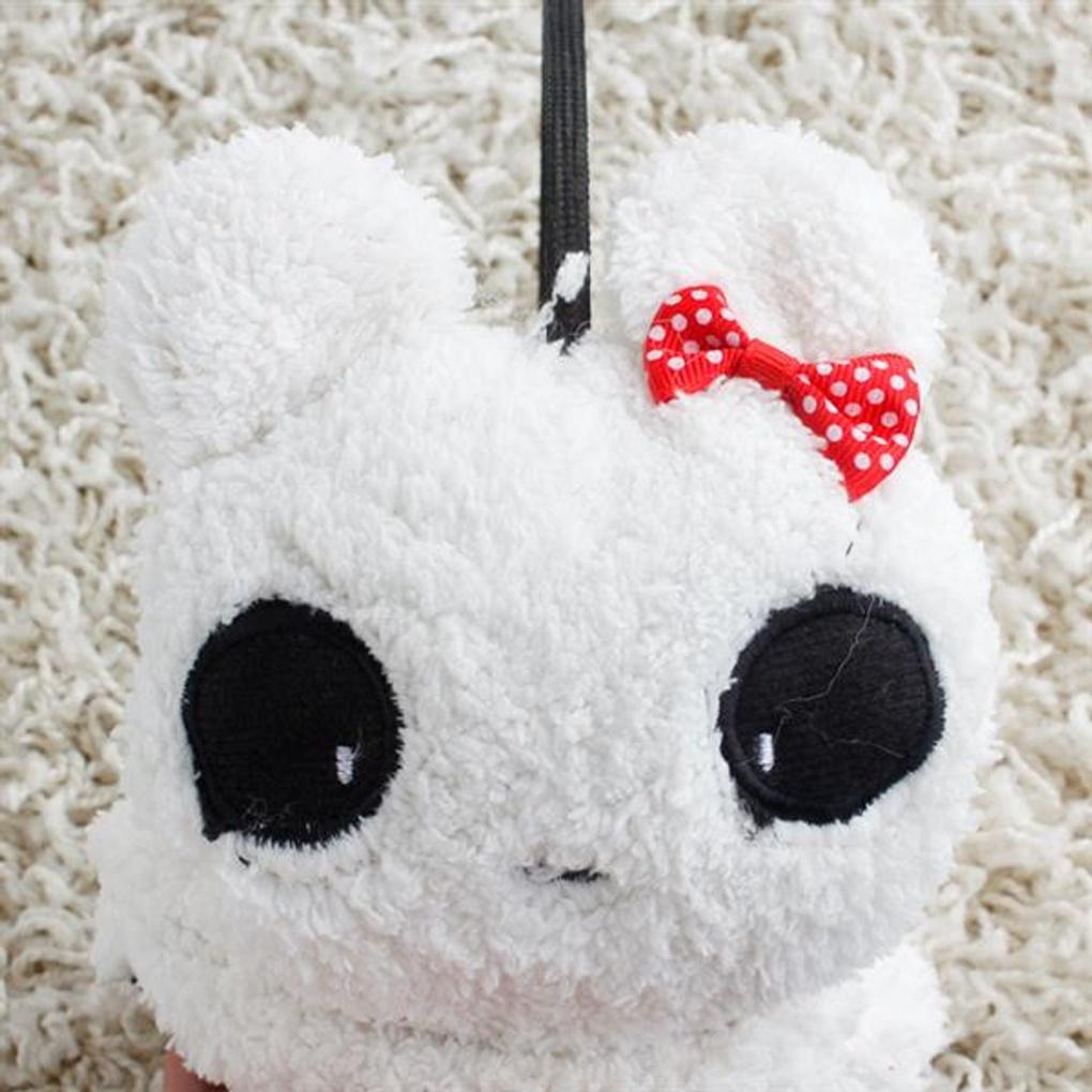 Teddy Bear Earmuffs with Ribbon
