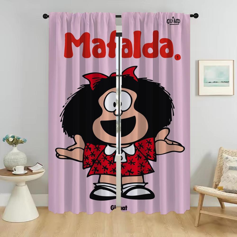 

Mafaldas Elegant Room Curtains 2 Pieces Partition Curtains for Bedroom Halloween Decoration Window Curtain Shades Living Kitchen W50xH70cmx2pcs-CL