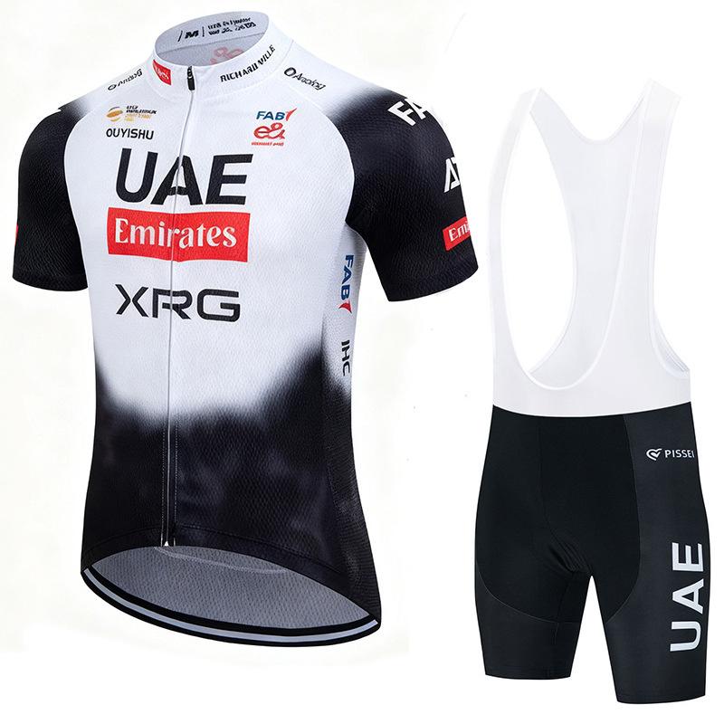Road Bike Short-sleeved Cycling Suit Men's Quick-drying Breathable Bicycle Cycling Top Cycling Pants