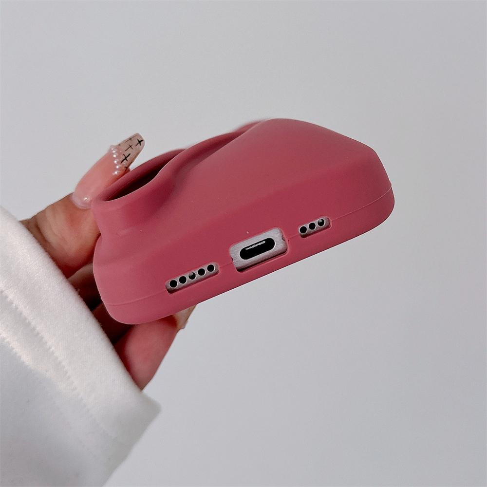 New 2025 Hottest DIY Lipstick Holder Soft Phone Case for IPhone 17 16 15 14 13 12 Pro Max 17Air Liquid Soft Silicone Protect Cover