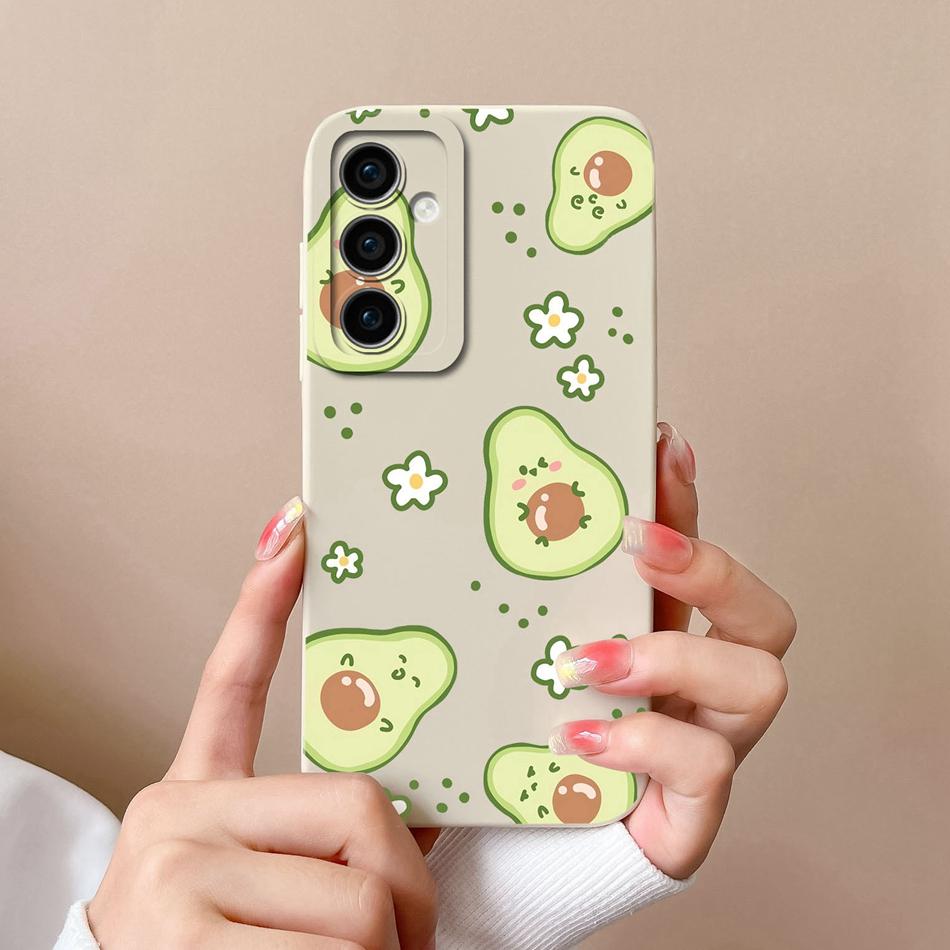 

Case For Samsung Galaxy A35 A55 5G Funda Soft Smooth Liquid Silicone Full Protection Phone Cover For SamsungA55 A 35 Coque Capa Samsung Galaxy A35