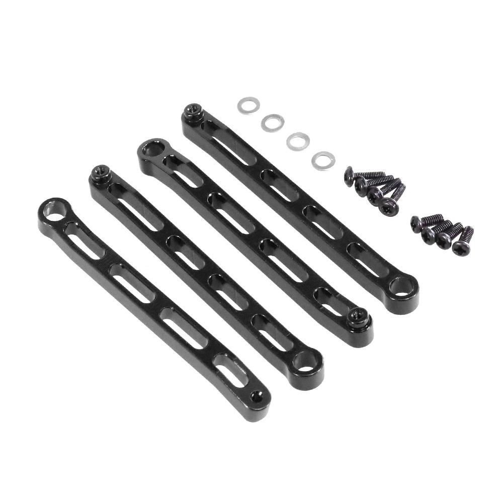 4pcs Set 1/12 Scale Chassis Fixing Rod Black Red Silver RC Car Spare Parts for MN168 MN78 MN82