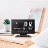 Backlit Digital Weather Clock, Voice Control, Date, Day of the Week, Temperature, Humidity, Weather Forecast, 12/24 Hour
