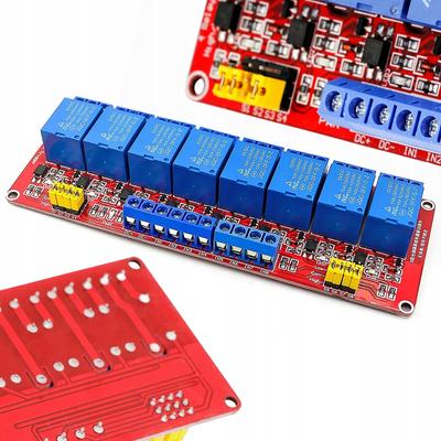 Rosfix 8-Kanałowy Moduł Przekaźnika 5V H/L 10A – Sterowanie Urządzeniami Wysokiego Napięcia | Zabezpieczenia Przepięciowe | Kompatybilny Z Arduino
