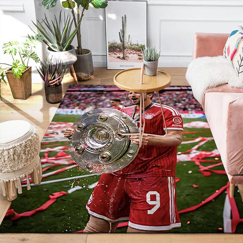 1 szt. Dywanik z okazji brazylijskiej celebracji piłkarskiej, Dywanik biurowy Wejściowy do domu i na zewnątrz Mata wycieraczka, Antypoślizgowy Miękki i Wygodny, Salon. DT707039