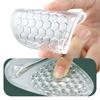 GEL Honeycomb Forefoot Pad High Heels Slow Pressure Forefoot Half Size Pad Soft Self-adhesive Shock Absorber Particle Massage Anti-slip Sticker