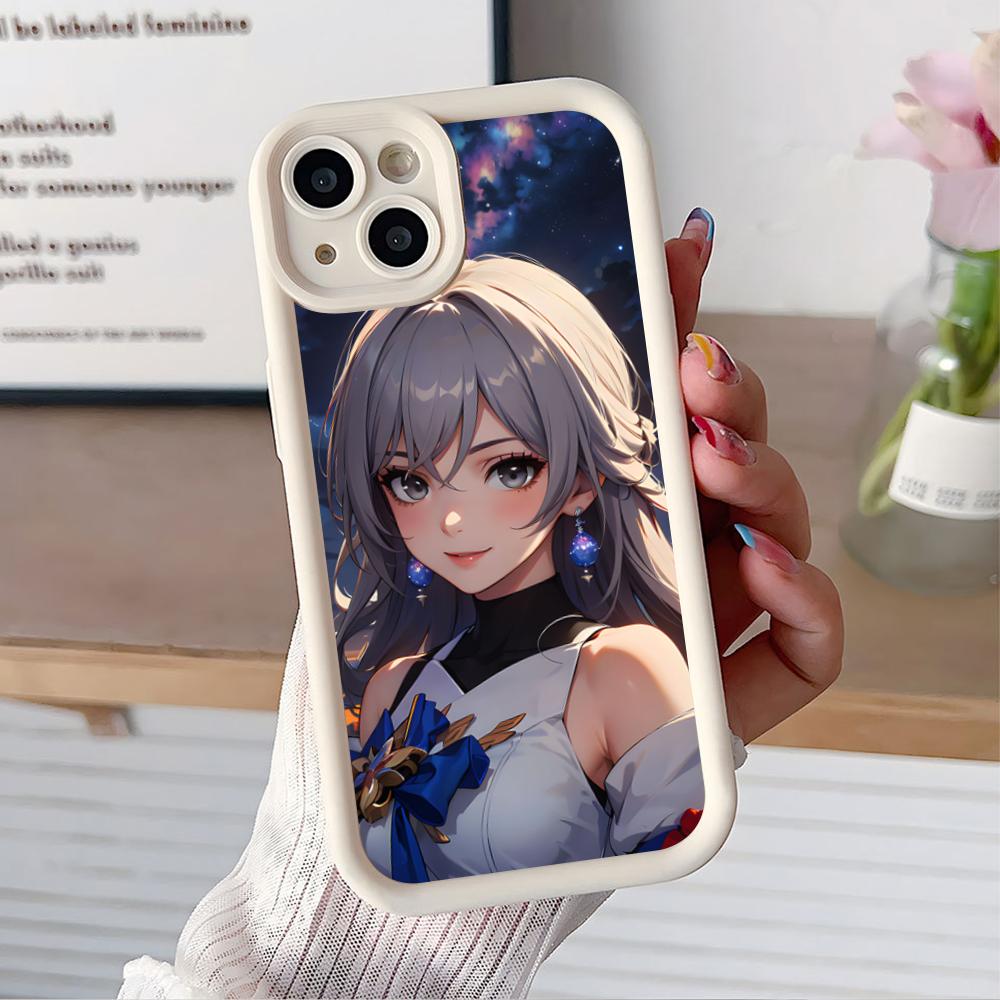 

HSR Броня Утолщенный ТПУ Чехол для Мобильного Телефона для iPhone 17 16 15 14 13 12 11 Air Pro Max Plus Цветной Чехол iPhone 14