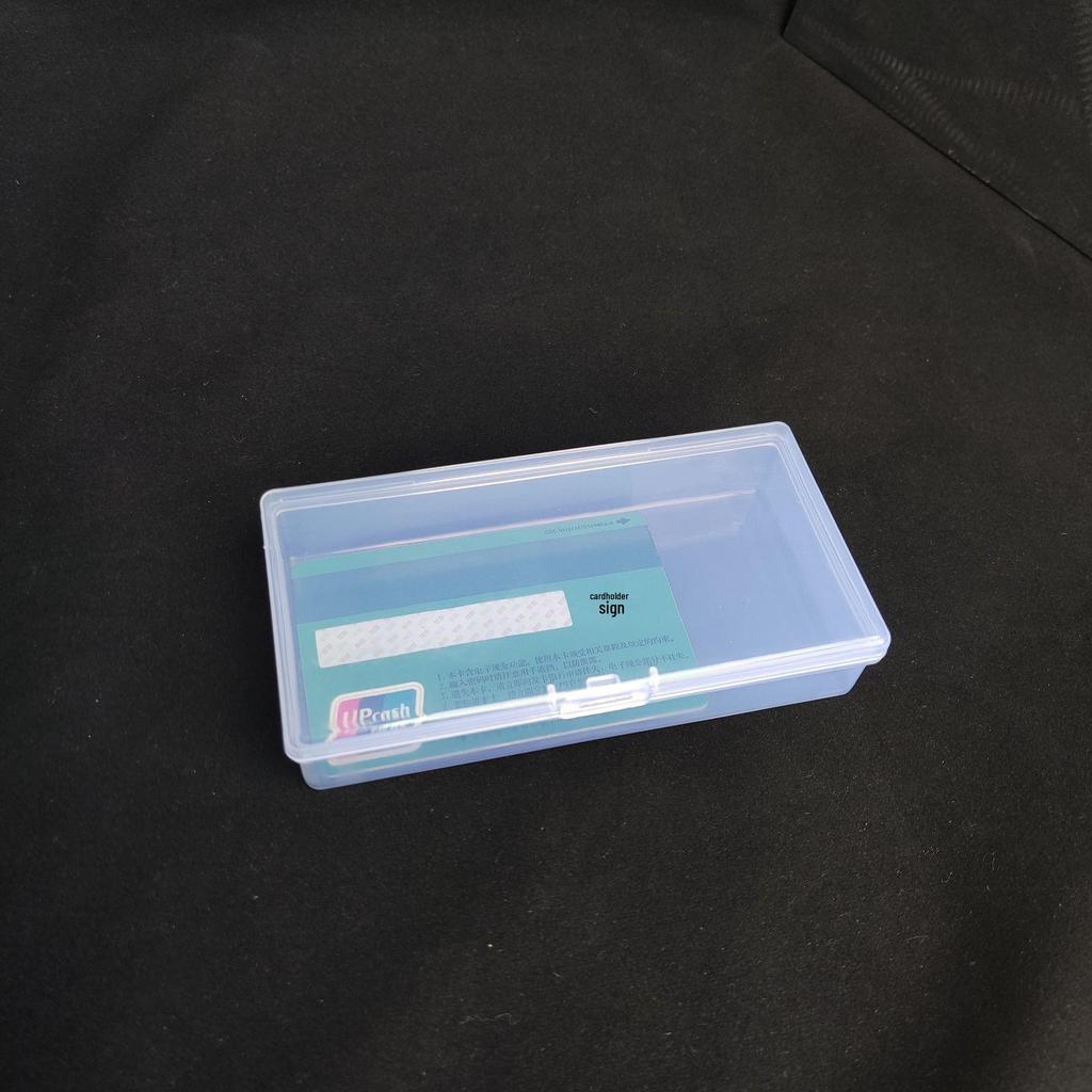 Clear Rectangular Storage Box for Tools, Tackle, Screws, Buttons, or Jewelry.