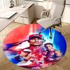 John Cena,WWE Chair Mat Round Rug Office Carpet, Machine Washable, Non Slip, Suitable for Living Rooms, Bedrooms