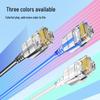 Shan Ze CAT6A 10 Gigabit Thin Ethernet Cable 10-Pack