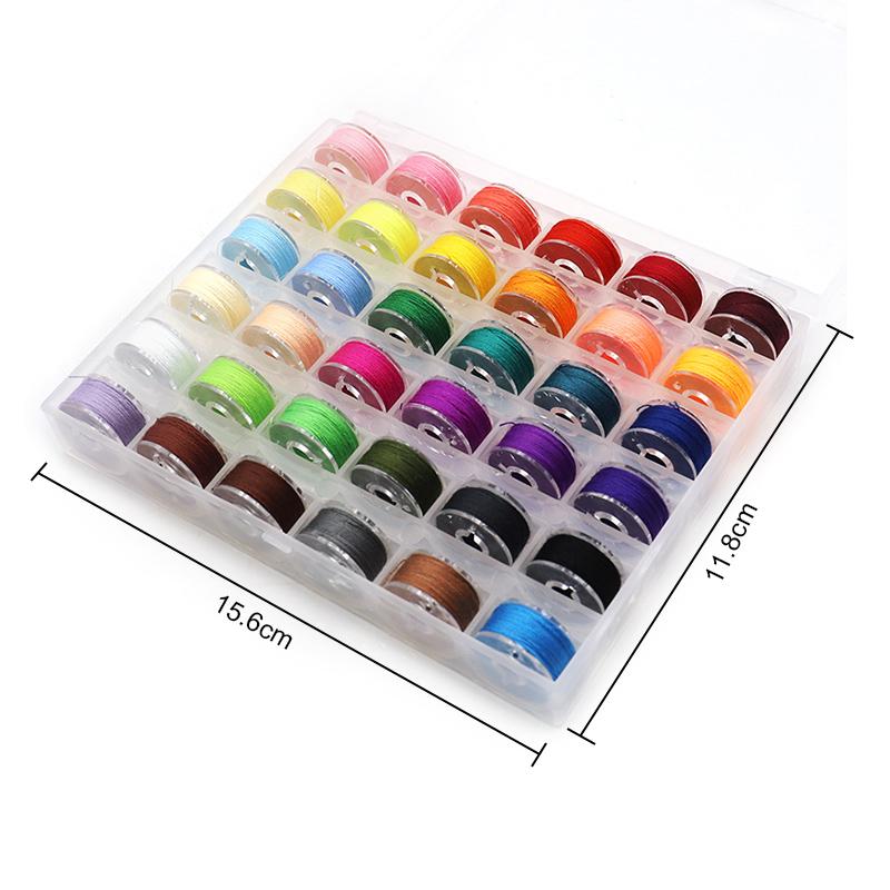 1set 36colors Sewing Machine Thread for Home, Manual Repairing Clothing Sewing Thread, Polyester Thread, DIY Sewing Accessories