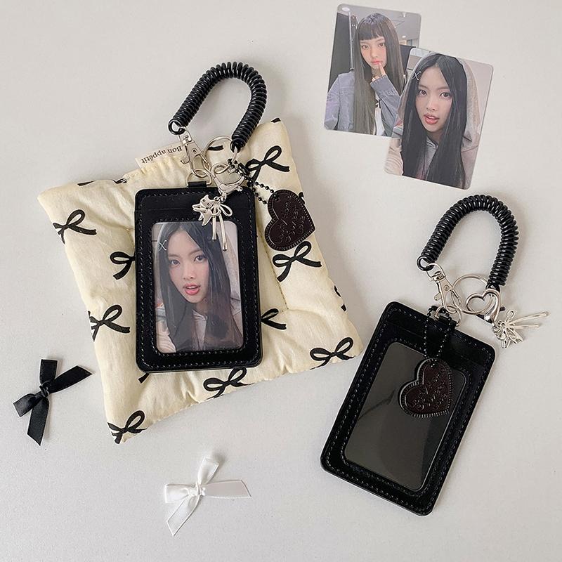 Ins Photocard Holder Binder Photocards Kpop Photo Frame Picture Display Stand Photo Card Holder Credential Holder Accessorie Set