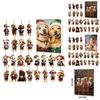 Christmas Dog Series Acrylic Advent Calendar Hanging Ornaments For Holiday Celebrations