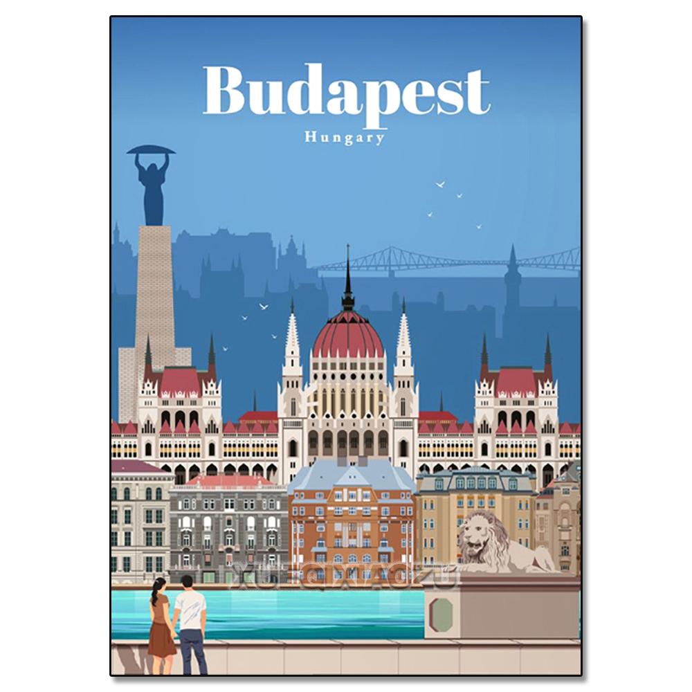 Urban Architecture Diamond Painting Decoration Diy Full Drill Santorini Madrid Rome Mosaic Inlay Cross Embroidery Set Gift