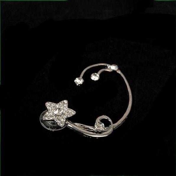 Diamond ins Meteor Star Ear Hanging Earrings Cold Wind Niche Versatile Personality Earrings Earrings Women
