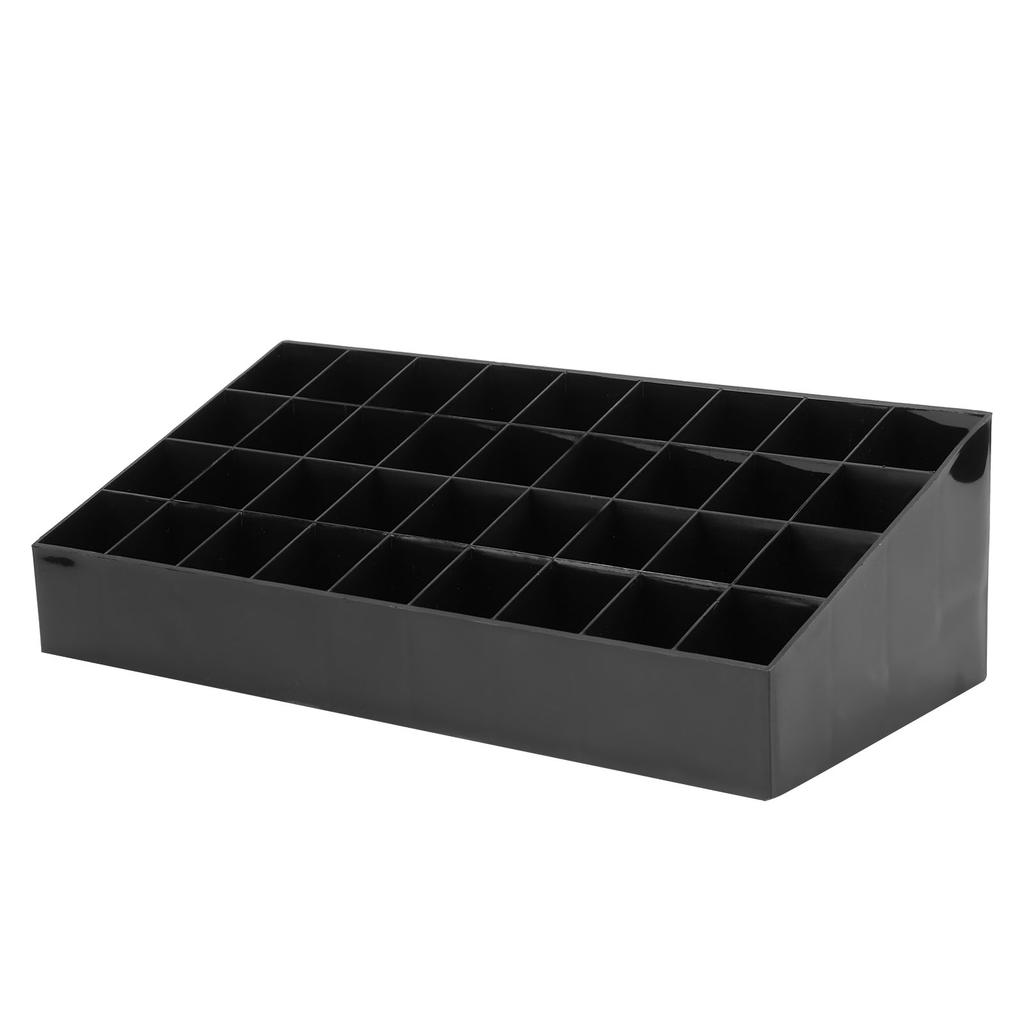 36 Grids Makeup Organizer Storage Box Display Stand Cosmetic Desktop Lipstick Rack ContainerBlack
