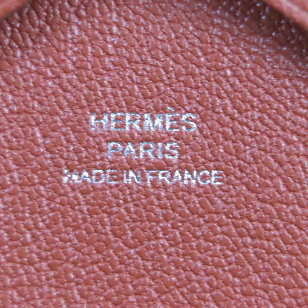 Porta-moedas HERMES impecável Calvi duo Shoble misol masculino Usado