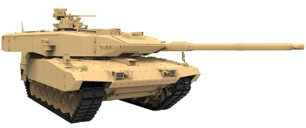 Meng Model German Army Main Battle Tank Leopard Plastic Model Kit MTS042 1/35 2A7+