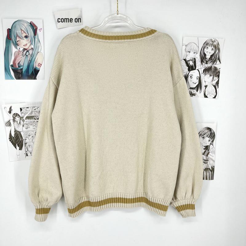 Sui Ying College Style Long-Sleeved Cardigan – Autumn/Winter JK Uniform Sweater
