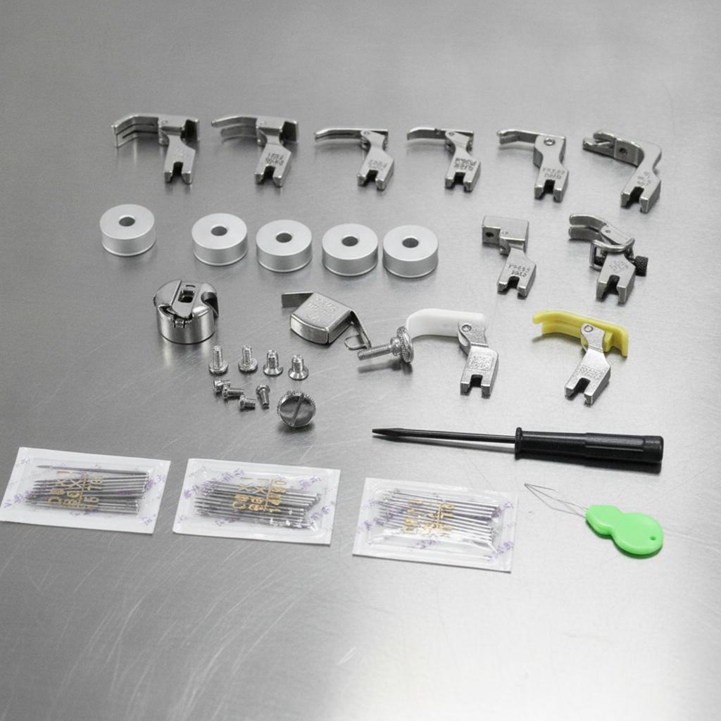 17 Pieces Sewing Machine Presser Feet Kit High Quality for Seamstresses, Tailors