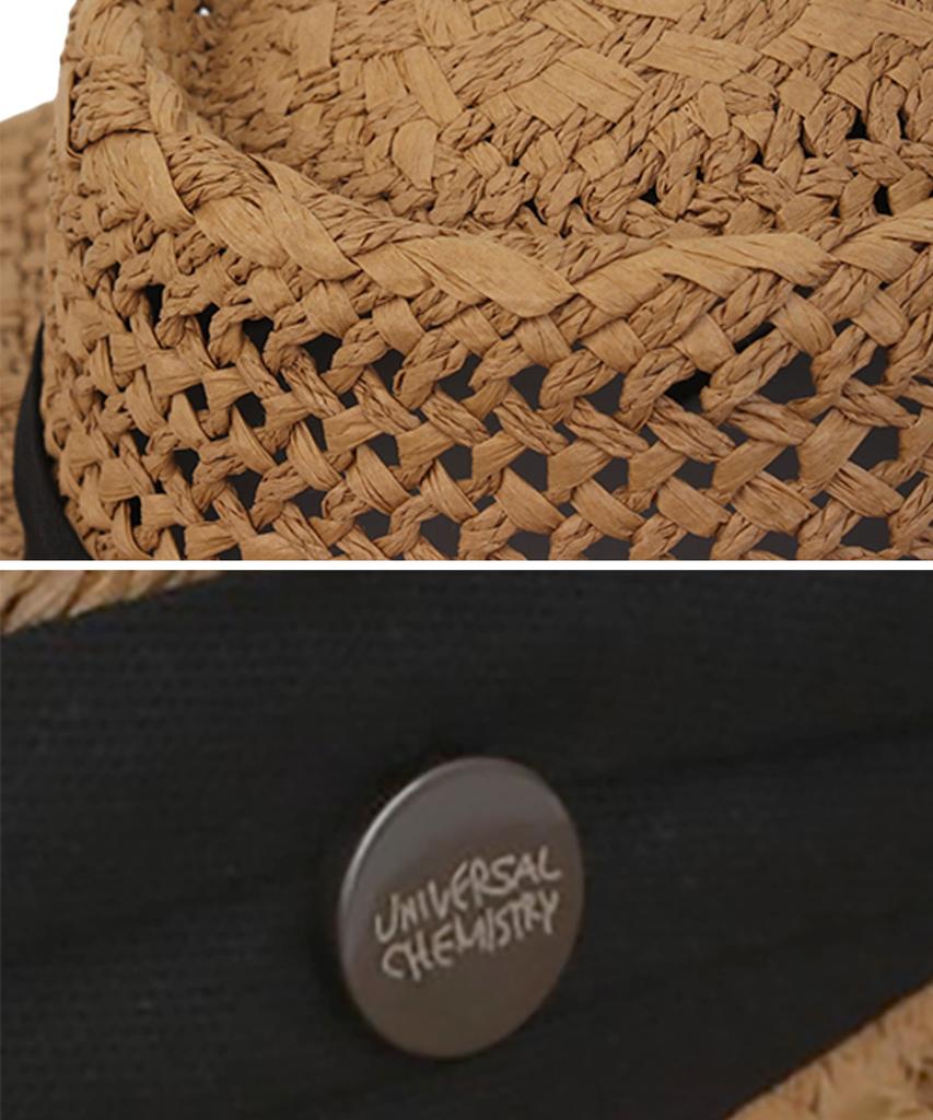 Yunibeosyeolkemiseuteuli Sanjose Bk Line Brown Panama Hat Panama Hat