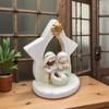 Resin Holy Family Figure Christmas Nativity Scene Figurine Religious Ornament A Family Of Three Sculptures Decoration