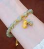 Retro Fortune Jade Bracelet: Ancient Style Lucky Charm for Prosperity and Elegance