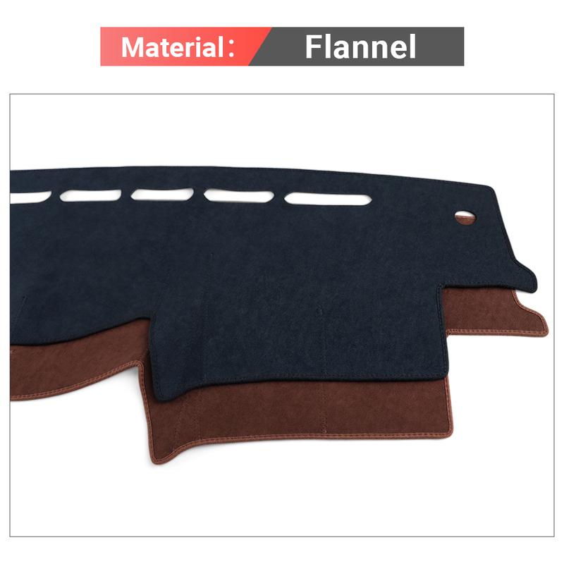 For Toyota Land Cruiser LC100 1998 1999 2000 2001 2002 2003 2004 2005 2006 2007 Car Dashboard Cover Avoid Light Anti-UV Pads