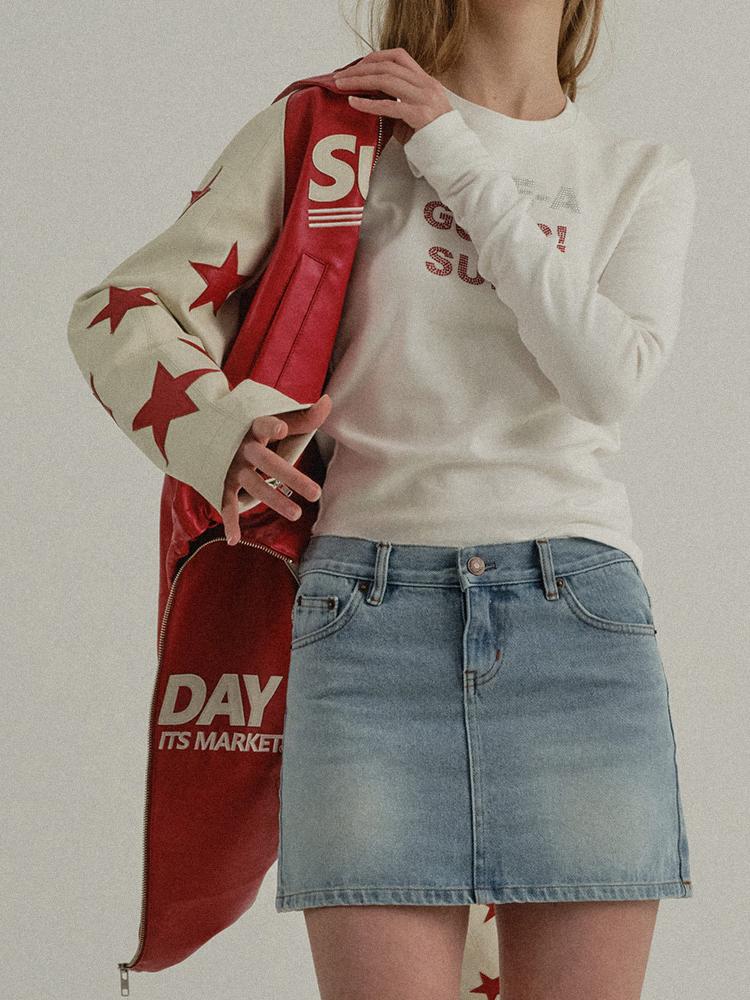 SONNTAGS OBSTMARKT W) Sonntags Jeansrock Helles Jeans