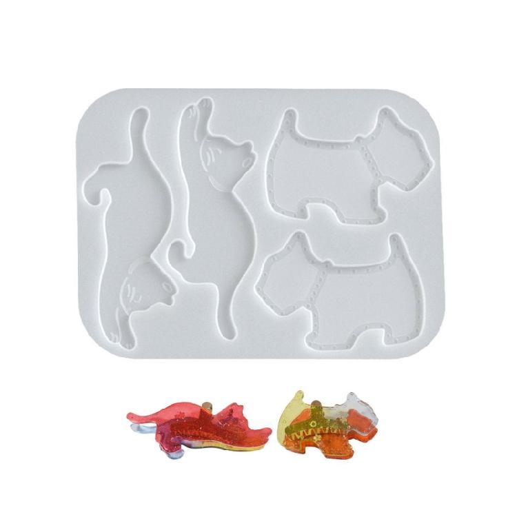 

Reusable Silicone Mold For Handmade Resin Butterfly Wing Cats Dog Hair Clips Epoxy Crafting Accessories