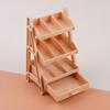 1:12 Scale Miniature Storage Shelf Display Stand Dollhouse Furniture Model Tiny Scene Building Props