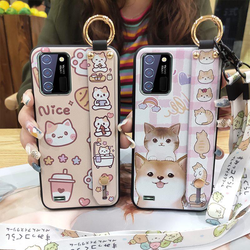 Shockproof Anti-dust Phone Case For Oukitel C25 Soft case Phone Holder Ring Anti-knock Waterproof Fashion Design Cute
