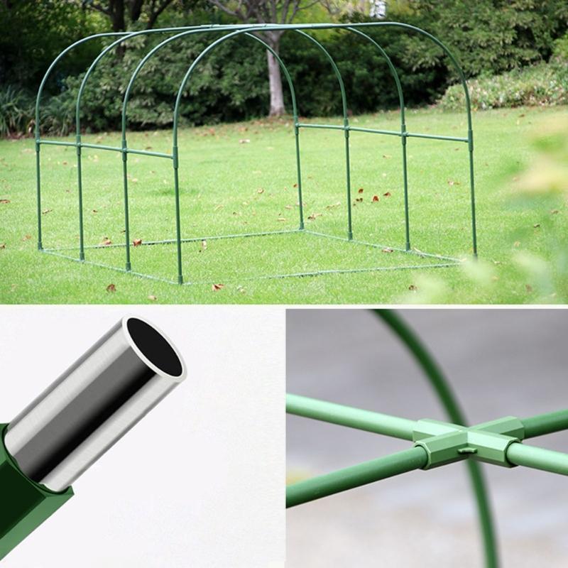 Frost Proof Portable Mini Greenhouse for Plant and Vegetables Steel Frame Insulated Cover for Indoor Outdoor Use