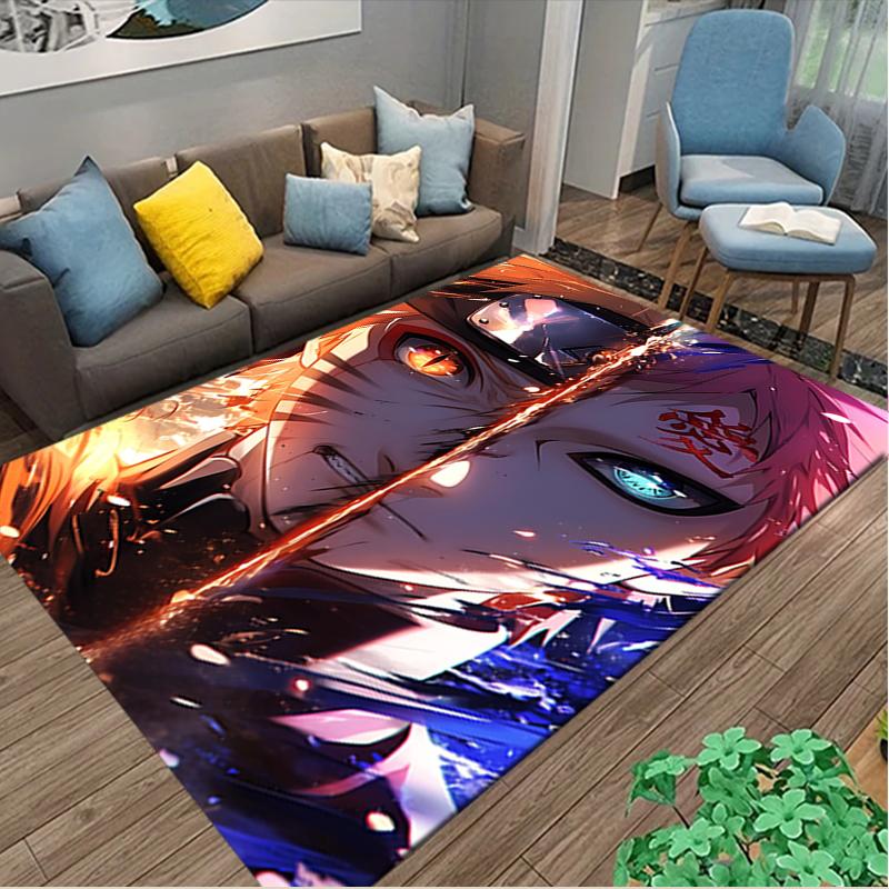 1pc Area Rug Appropriate for Office, naruto Carpet, Versatile Printed Chair Rug, Durable Home Sofa Carpet
